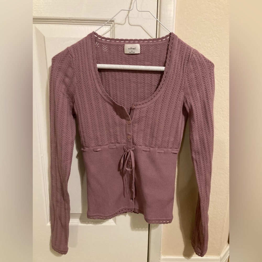 Aritzia Wilfred Precious Sweater